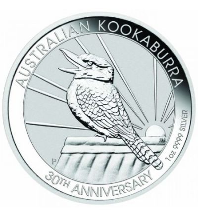 Stříbrná mince 1 oz (trojská unce) KOOKABURRA Austrálie 2023