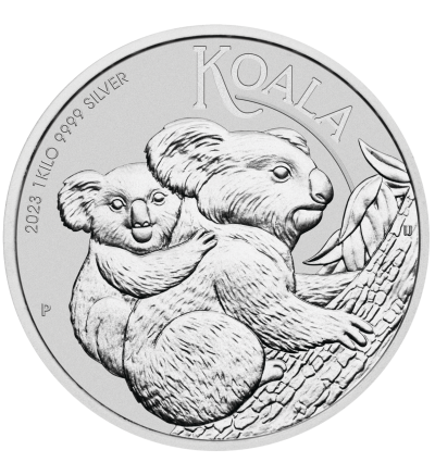 Stříbrná mince 1000g KOALA Austrálie 2023