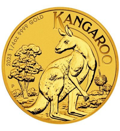 Zlatá mince 1/4 oz (trojské unce) KANGAROO Austrálie