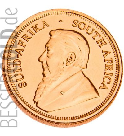 Zlatá mince 1/10 oz (trojské unce) KRUGERRAND Jižní Afrika