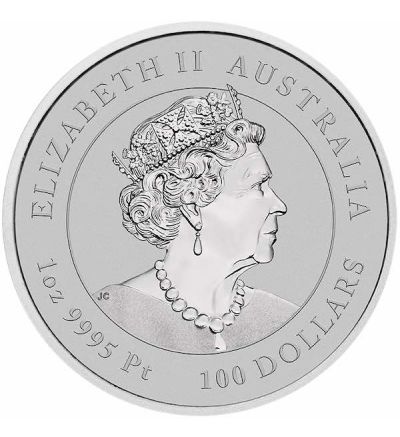 Platinová mince 1 oz (trojská unce) ROK TYGRA Austrálie 2022