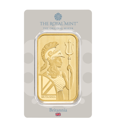 Zlatý slitek 20g The Royal Mint Britannia (Velká Británie)