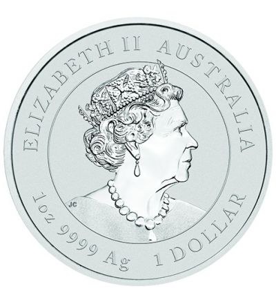 Stříbrná mince 1 oz (trojská unce) ROK ZAJÍCE Austrálie 2023