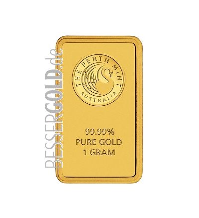 Gold bar Perth Mint 1 g