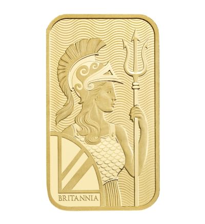 Zlatý slitek 100g The Royal Mint Britannia (Velká Británie)