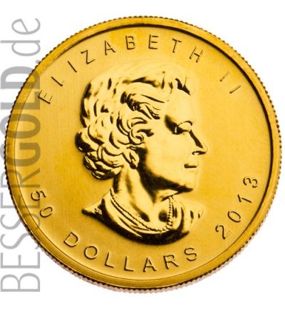 Zlatá mince 1 oz (trojská unce) MAPLE LEAF Kanada 2022