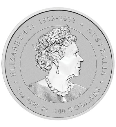 Platinová mince 1 oz (trojská unce) ROK DRAKA Austrálie 2024
