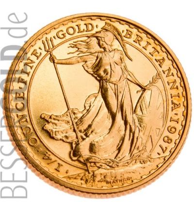 Gold coin 1/4 oz BRITANNIA 