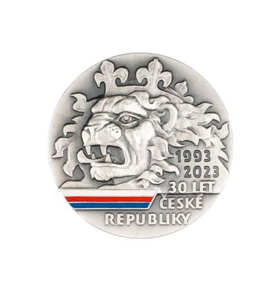 Stříbrná medaile 30 let české státnosti 