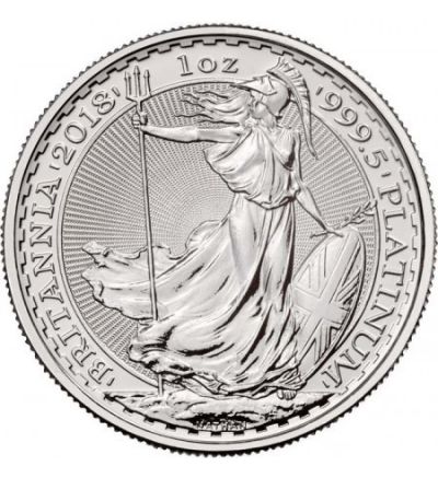 Platinová mince 1 oz (trojská unce) BRITANNIA Velká Británie 2019