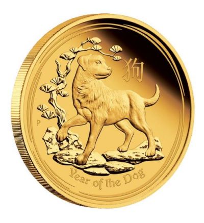 Zlatá mince 2 oz (trojské unce) ROK PSA Austrálie 2018