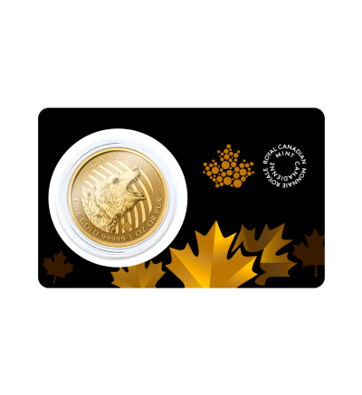 Zlatá mince 1 oz (trojská unce) ROARING GRIZZLY Kanada 2016