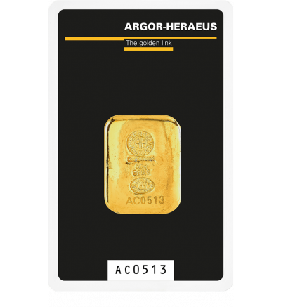 Gold bar 50 g ARGOR-HERAEUS