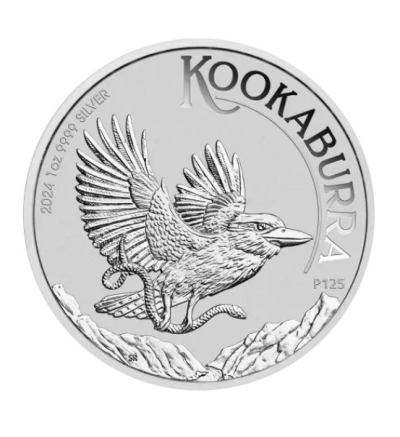 Stříbrná mince 1 oz (trojská unce) KOOKABURRA Austrálie 2024