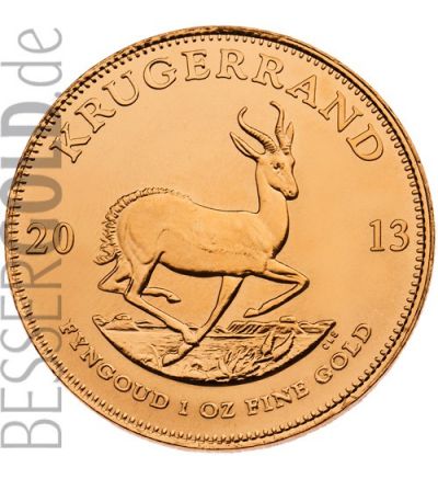 Zlatá mince 1 oz (trojská unce) KRUGERRAND Jižní Afrika
