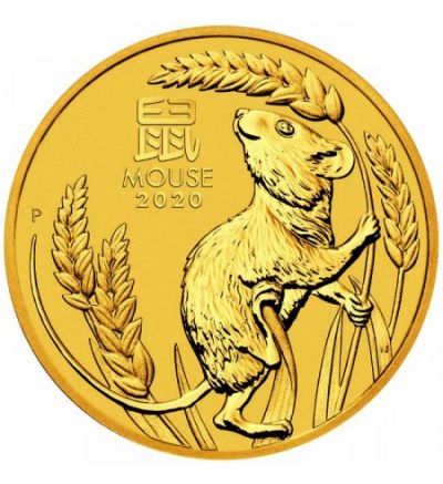 Gold coin 1 oz Year of the MAUS Australia 2020