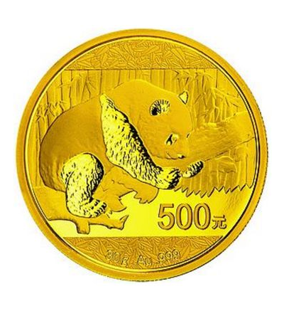 Zlatá mince 30g PANDA Čína 2022