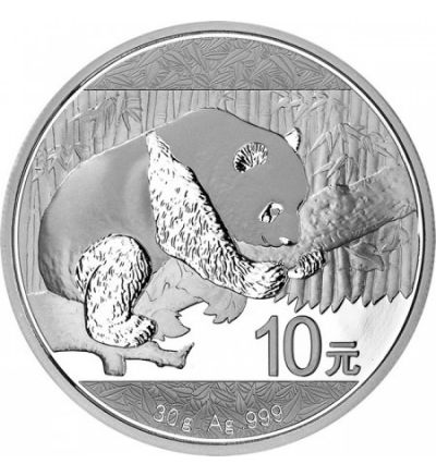 Stříbrná mince 30g PANDA Čína