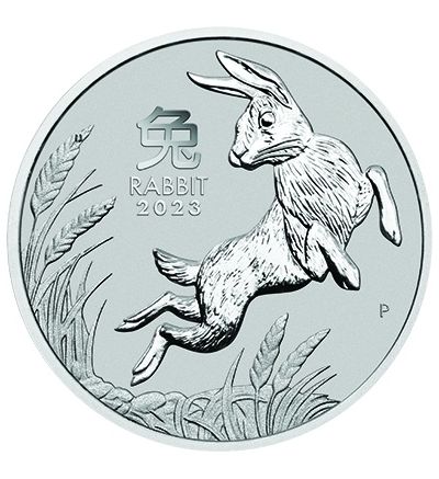 Platinová mince 1 oz (trojská unce) ROK ZAJÍCE Austrálie 2023