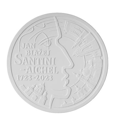 Stříbrná medaile 300 let od úmrtí Jana Blažeje Santini-Aichela