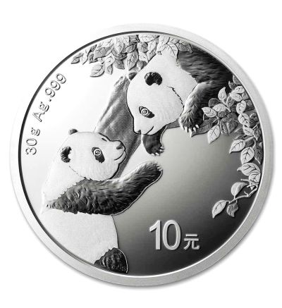 Stříbrná mince 30g PANDA Čína 2023