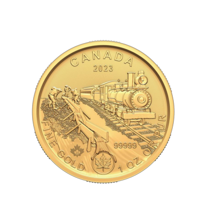 Zlatá mince 1 oz (trojská unce) GOLD RUSH Kanada 2023