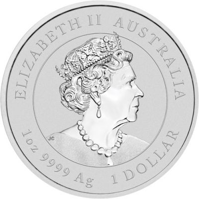 Stříbrná mince 1 oz (trojská unce) ROK TYGRA Austrálie 2022