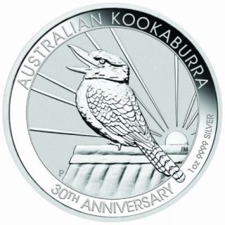 Stříbrná mince 1 oz (trojská unce) KOOKABURRA Austrálie 2023