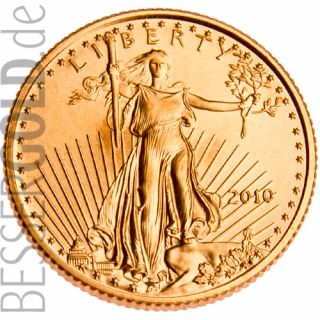 Zlatá mince 1/10 oz (trojské unce) AMERICAN EAGLE USA