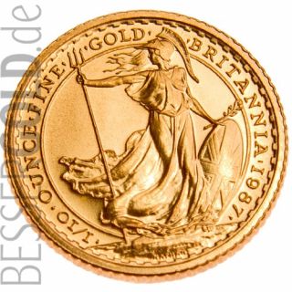 Gold coin 1/10 oz BRITANNIA 