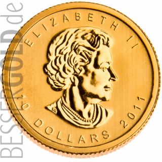 Gold coin 1/10 oz MAPLE LEAF