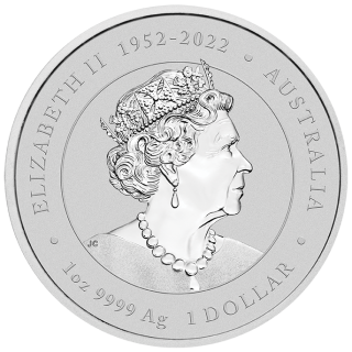 Stříbrná mince 1 oz (trojská unce) ROK DRAKA Austrálie 2024