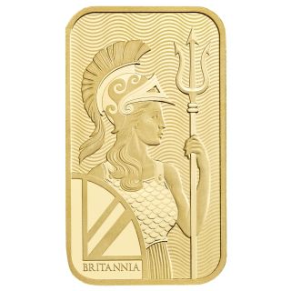 Zlatý slitek 1 oz (trojská unce) The Royal Mint Britannia (Velká Británie)
