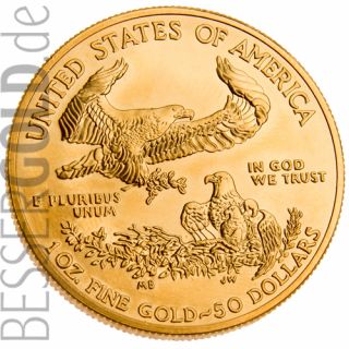 Zlatá mince 1 oz (trojská unce) AMERICAN EAGLE USA 2021