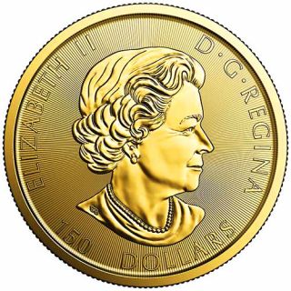 Zlatá mince 1 oz (trojská unce) VOYAGEUR 150 let Kanada 2017