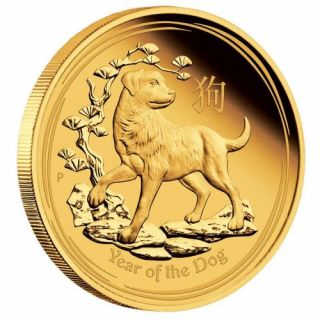 Zlatá mince 10 oz (trojských uncí) ROK PSA Austrálie 2018