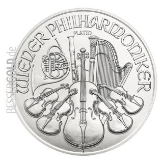Platinová mince 1 oz (trojská unce) WIENER PHILHARMONIKER Rakousko