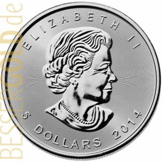 Stříbrná mince 1 oz (trojská unce) MAPLE LEAF Kanada 2011