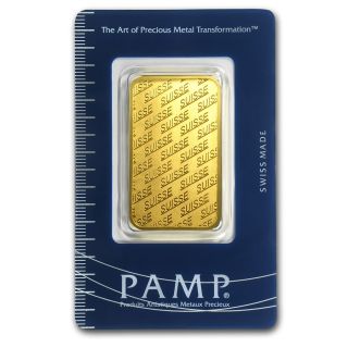 Gold bar Pamp SUISSE 1 oz