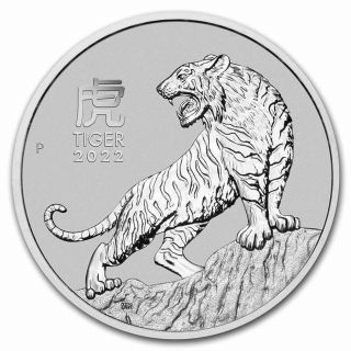 Platin coin 1 oz Year of the TIGER Australia 2022