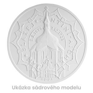 Stříbrná pamětní medaile 300 let od úmrtí Jana Blažeje Santini-Aichela 2 oz